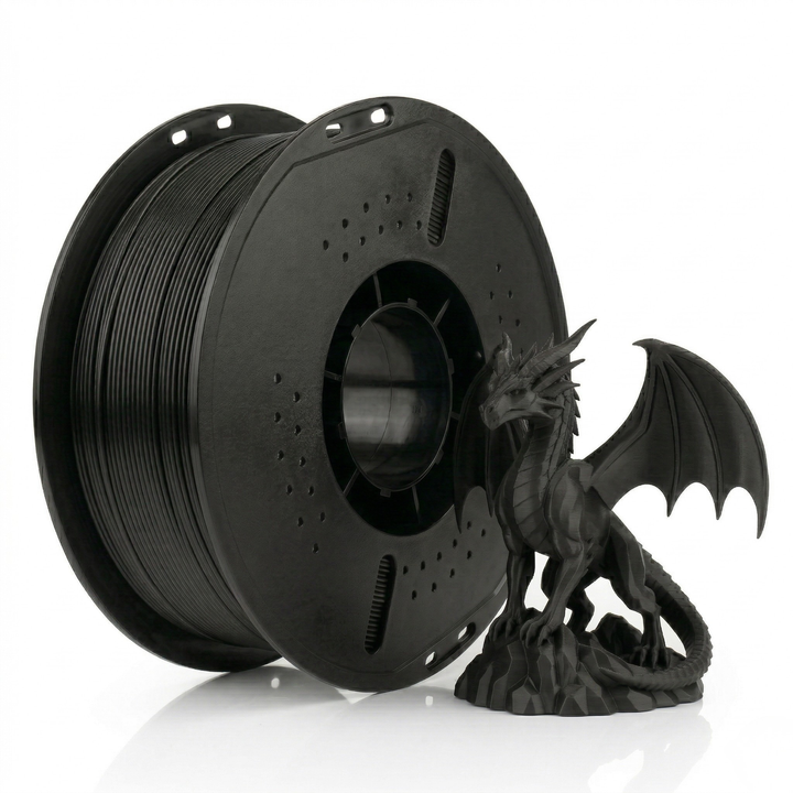 Siyah ENGRION PLA+ filament 1.75mm 1kg